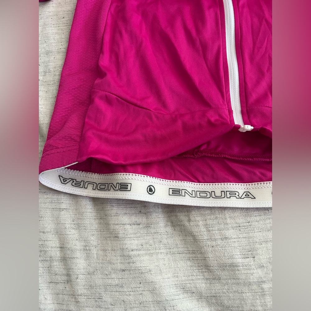 Endura Hyperon Cycling Jersey Womens Medium Pink Full Zip - Picture 4 of 7